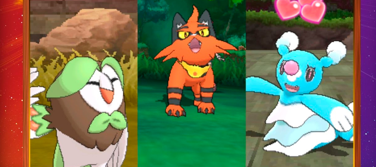 Pokémon Sun e Moon | Evoluções dos iniciais são reveladas em novo trailer