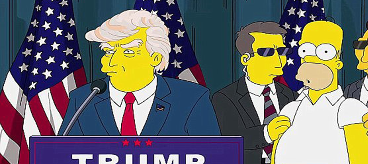 Os Simpsons previu a presidência de Donald Trump há 16 anos