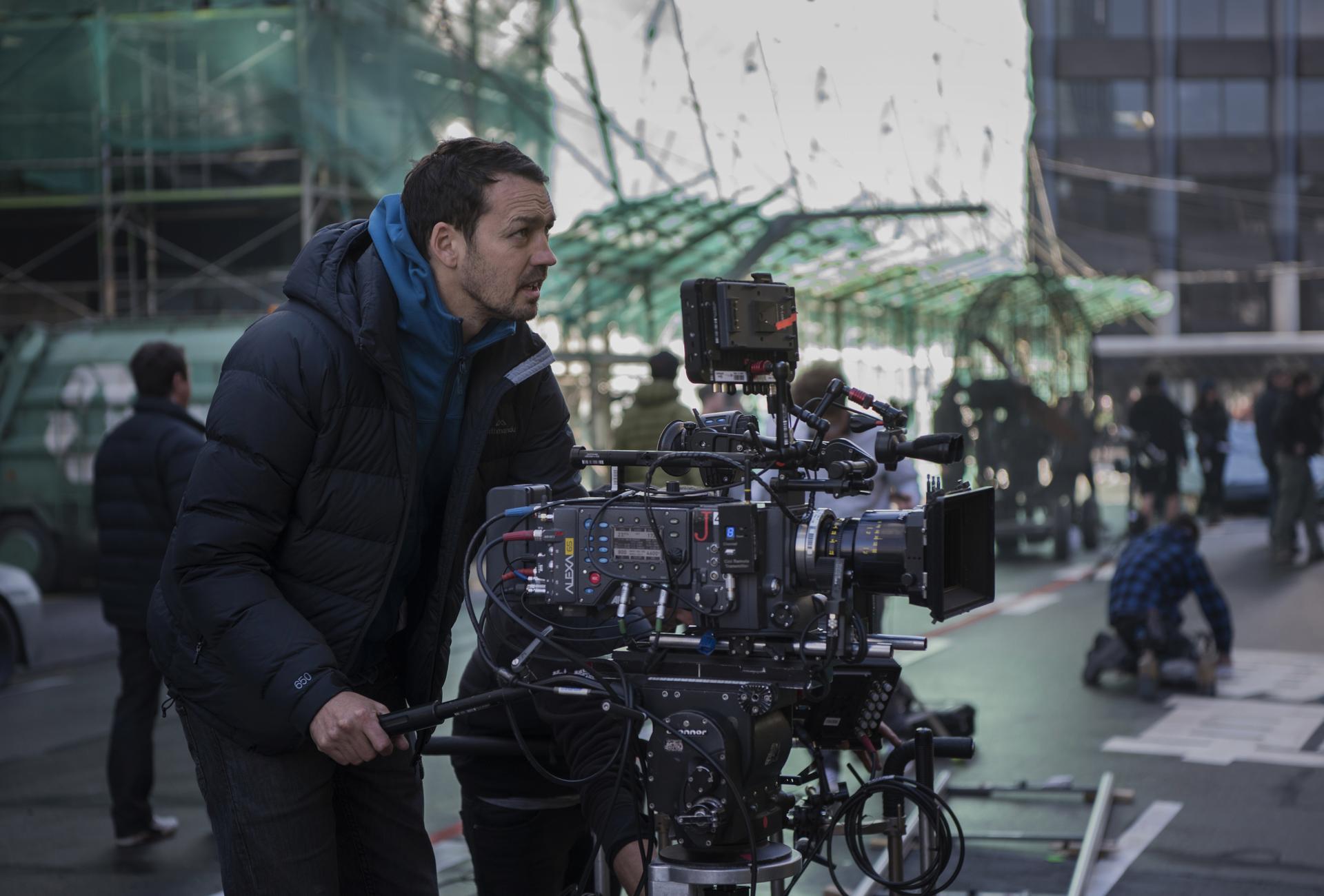 Director Rupert Sanders on the set of Ghost in the Shell from Paramount Pictures and DreamWorks Pictures in theaters March 31, 2017.