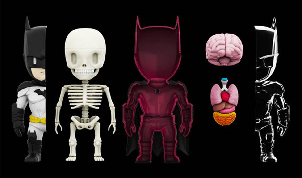 Colecionável do Batman permite ver o herói por dentro
