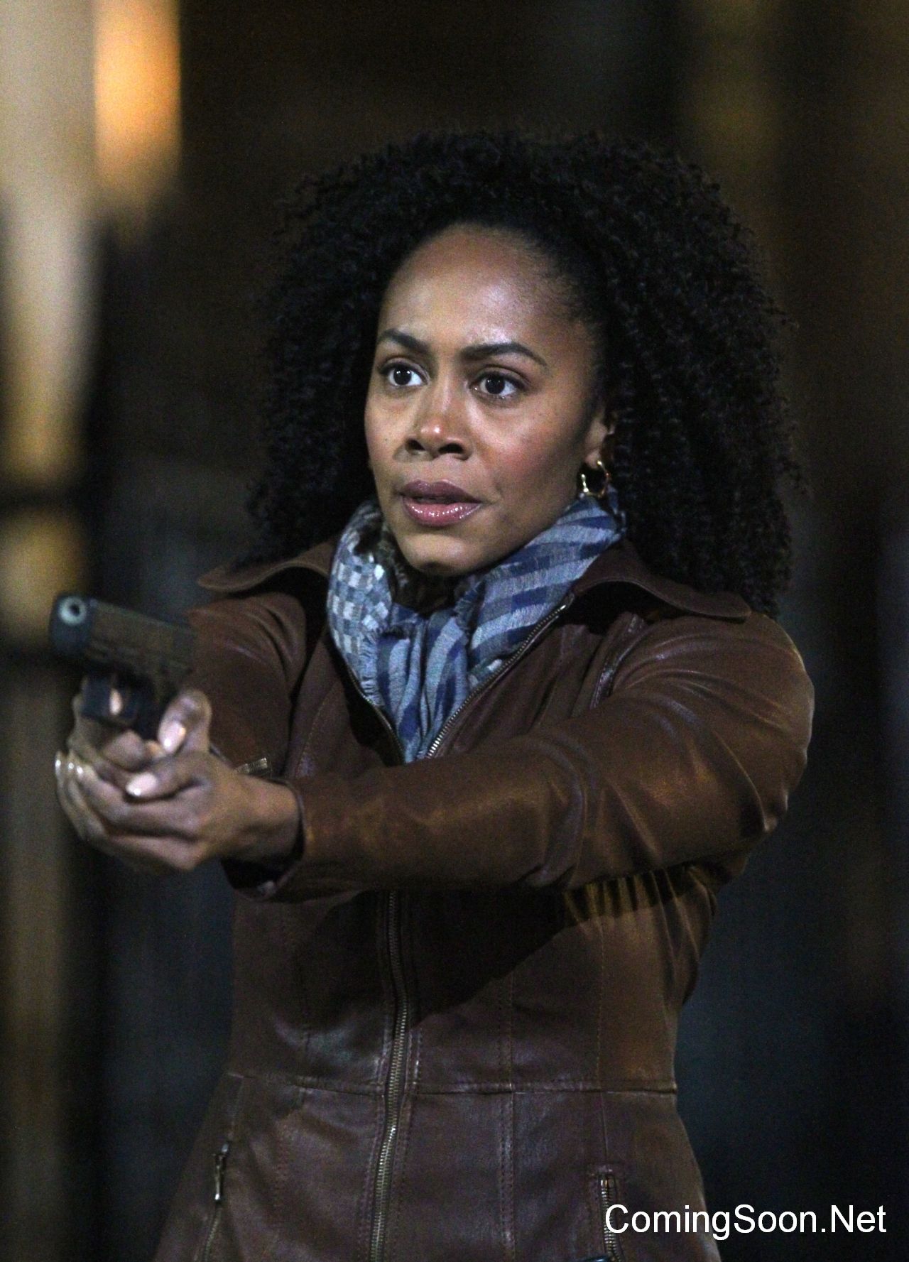 NEW YORK, NY - OCTOBER 31:  Simone Missick  as  filming Marvel's "The Defenders" on October 31, 2016 in New York City.  (Photo by Steve Sands/GC Images)