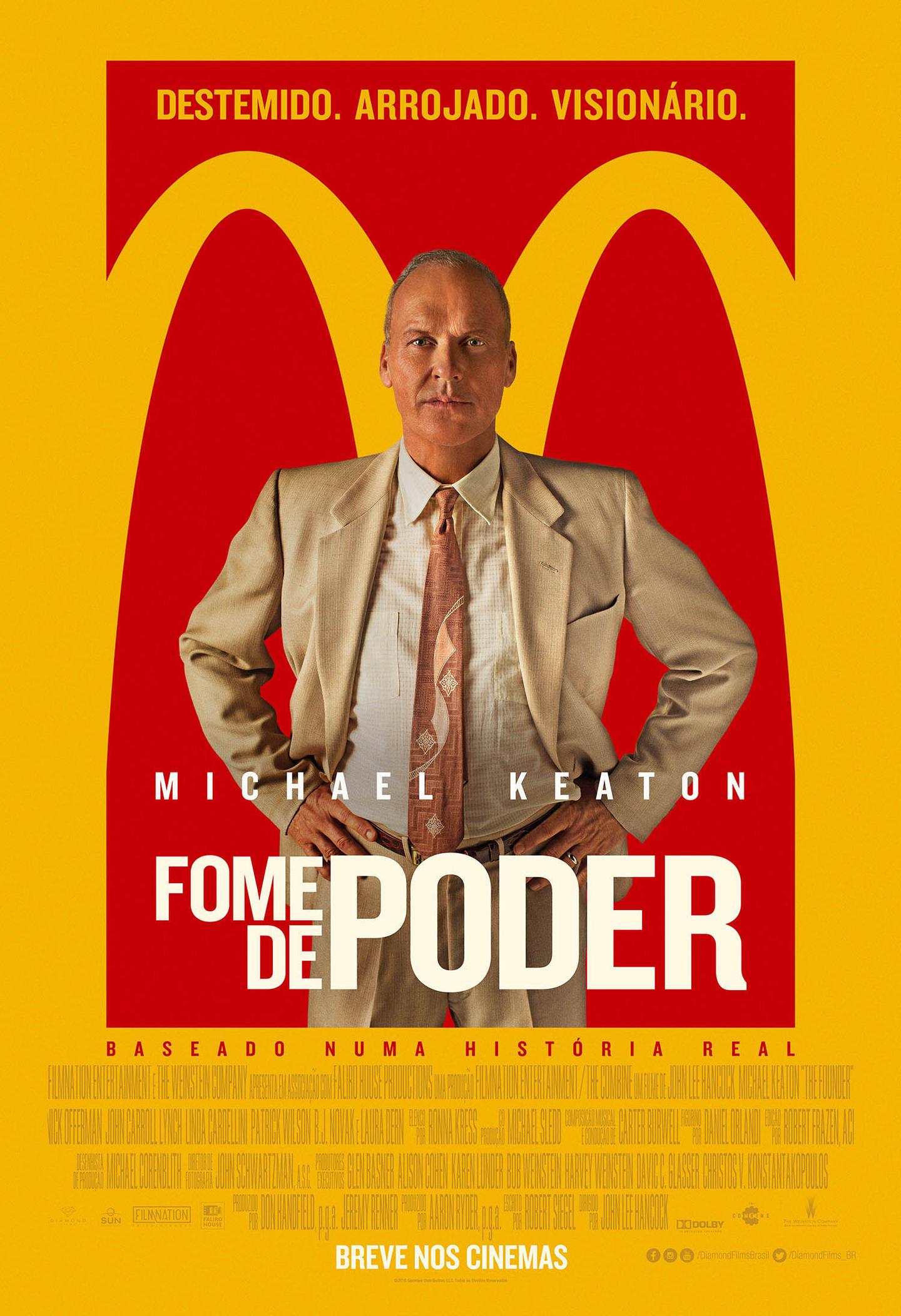 Fome de Poder Michael Keaton aparece