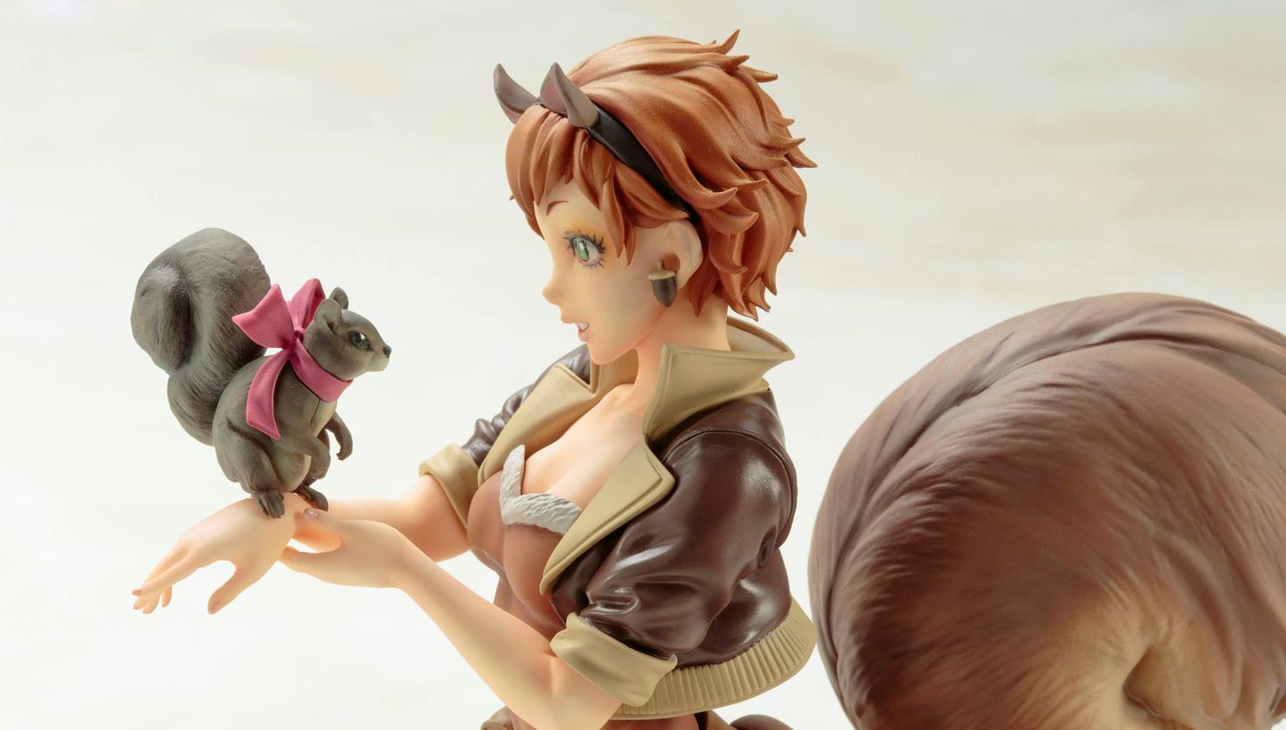 Squirrel Girl chuta bundas em novo figure da Kotobukiya