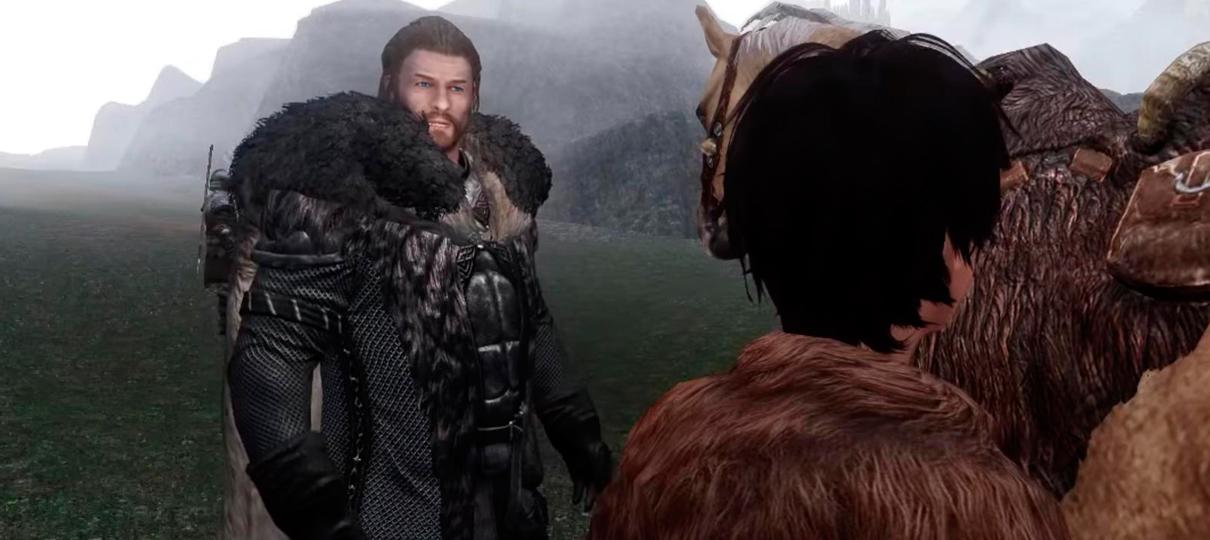 Fã recria trailer de Game of Thrones em Skyrim utilizando mais de 260 mods