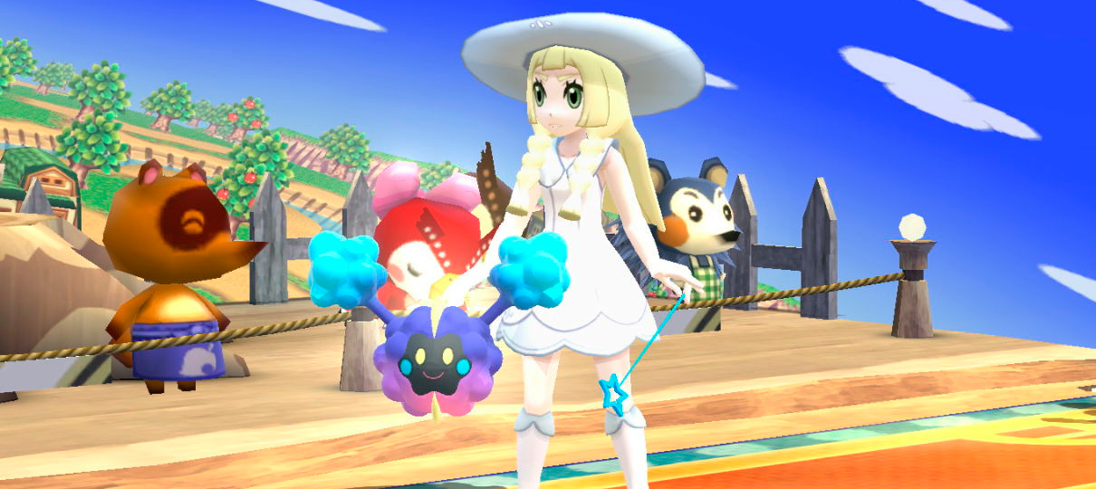 Super Smash Bros. ganha mod com Lillie e Cosmog, de Pokémon Sun e Moon