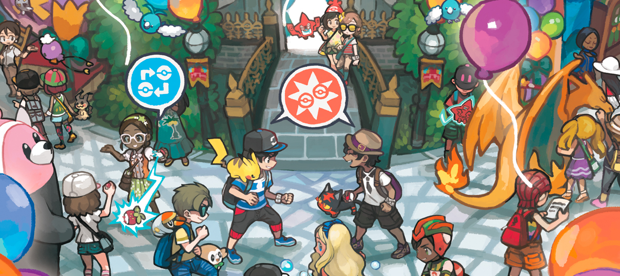Pokémon Sun e Moon ganha sua primeira missão global no Festival Plaza