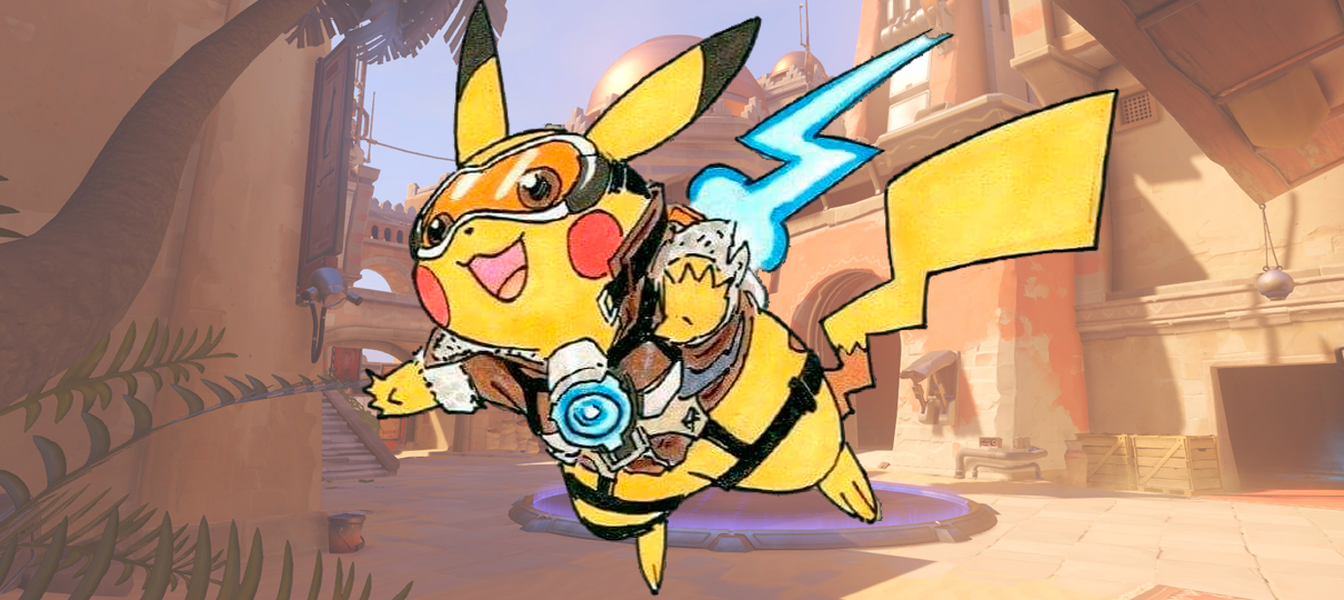 Photo Overwatch tracer, crossover, pikachu Games