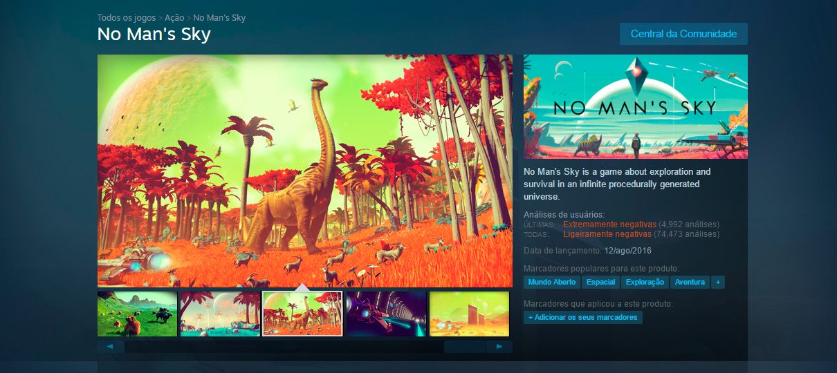 No Mans Sky - No Man's Sky  Steam reembolsa jogadores que