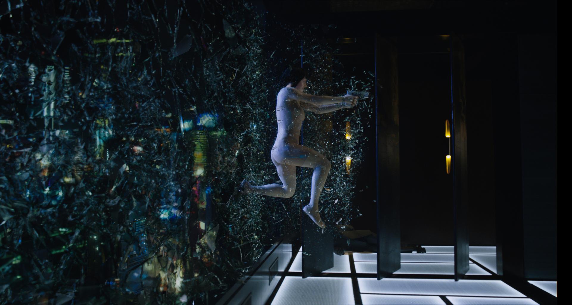 Scarlett Johansson plays The Major in Ghost in the Shell from Paramount Pictures and DreamWorks Pictures in theaters March 31, 2017.