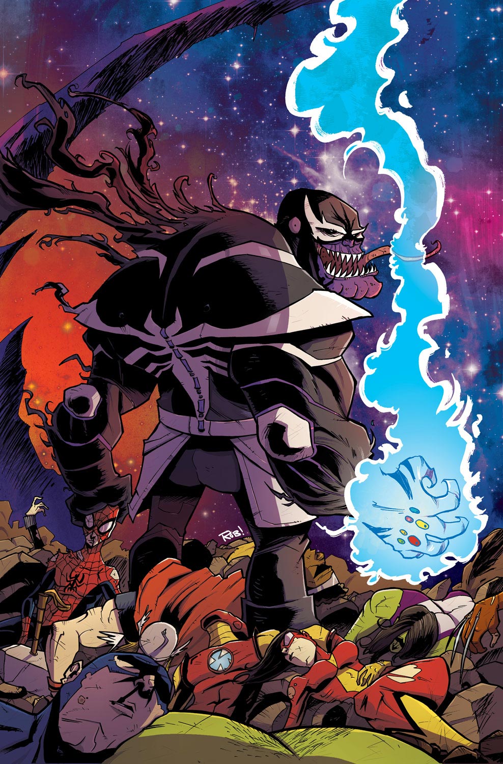 Venom infecta heróis da Marvel em capas variantes [ATUALIZADO