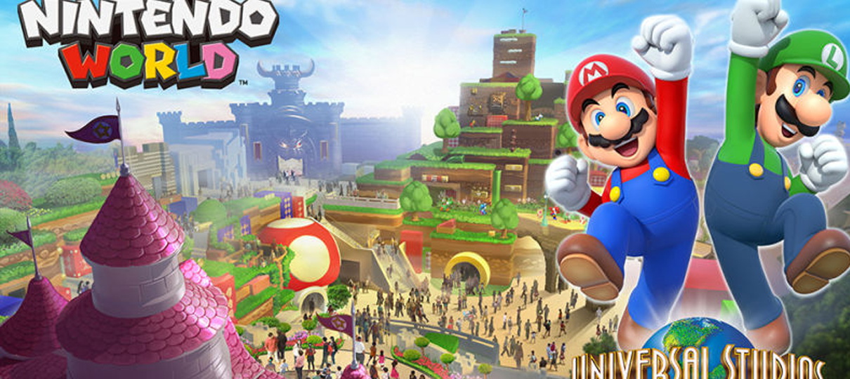 Confira primeira arte do Super Nintendo World nos parques da Universal