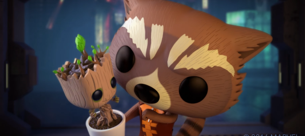 Marvel lança curta animado com Rocket Raccoon e Baby Groot