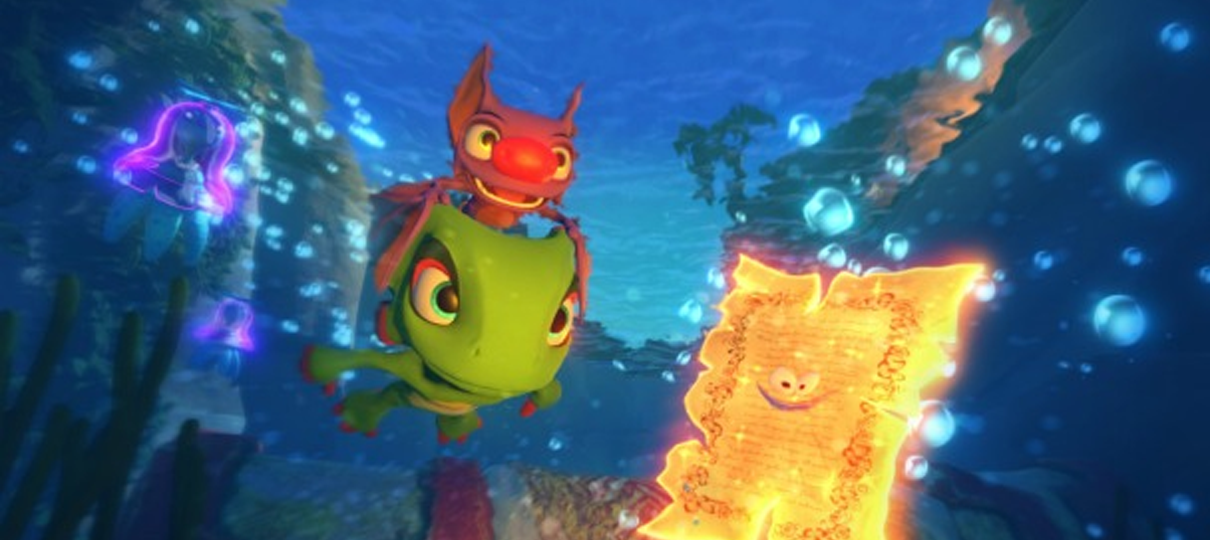 Yooka-Laylee ganha data de lançamento; um novo trailer é divulgado