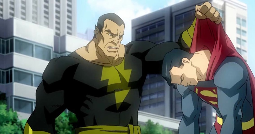 Superman e Adão Negro desejam boas festas para você