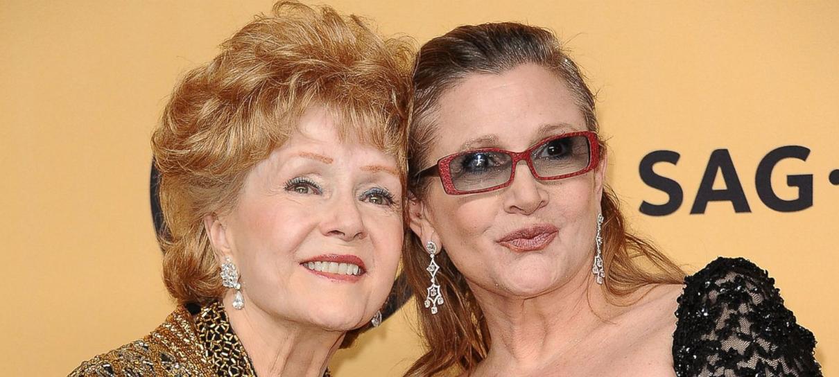 Debbie Reynolds, mãe de Carrie Fisher, é hospitalizada