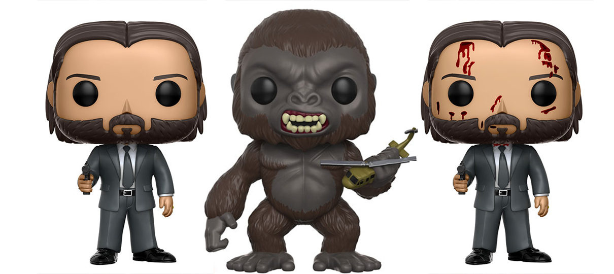 Funko anuncia POP! de Kong: A lha da Caveira e John Wick