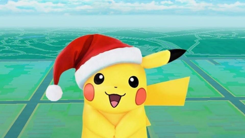 Pokémon GO  Pikachu com gorro de Natal e novos Pokémon da