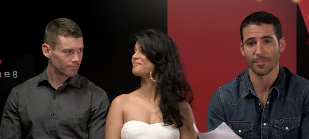 Kala, Lito e Will mandam recado natalino para os fãs de Sense8