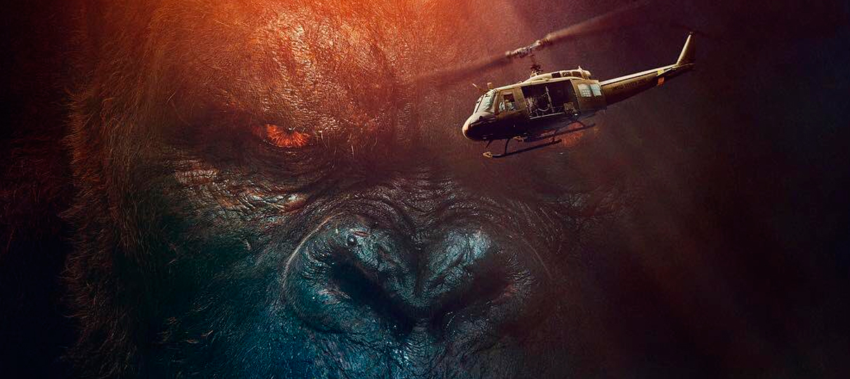 Kong: A Ilha da Caveira | O gorila rei demonstra seu poder em nova imagem