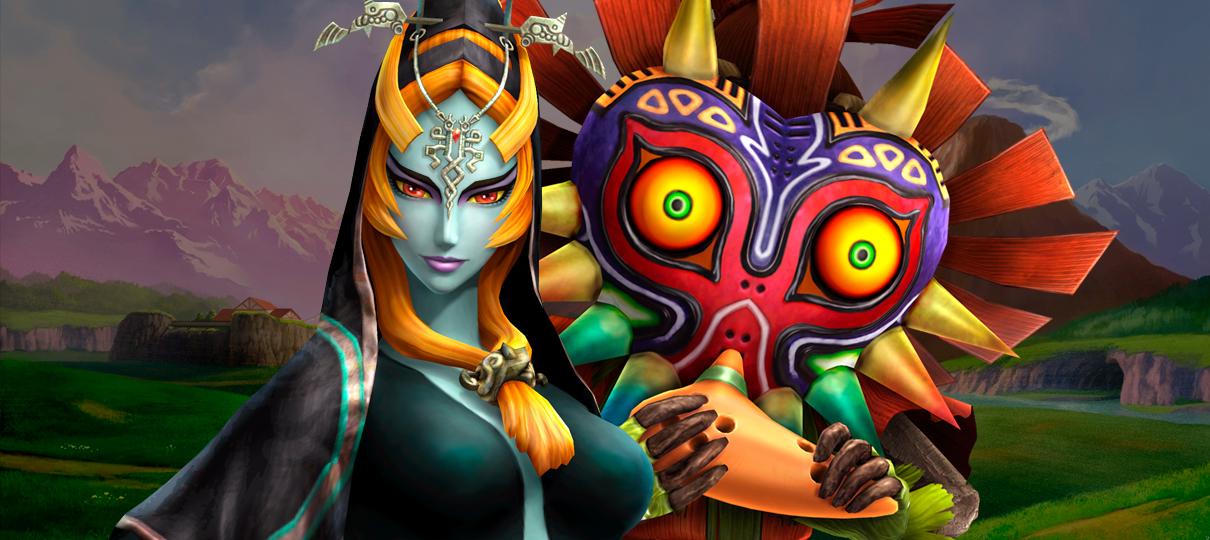 Zelda ganhará figuras da Majora’s Mask em tamanho real e da Midna