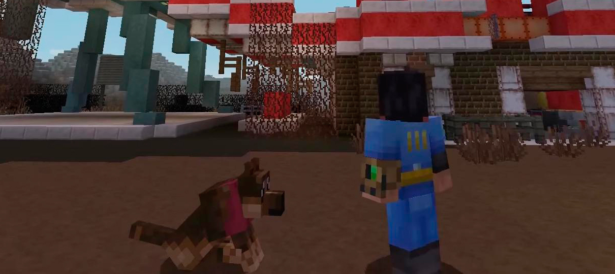 Minecraft ganhará DLC baseada em Fallout