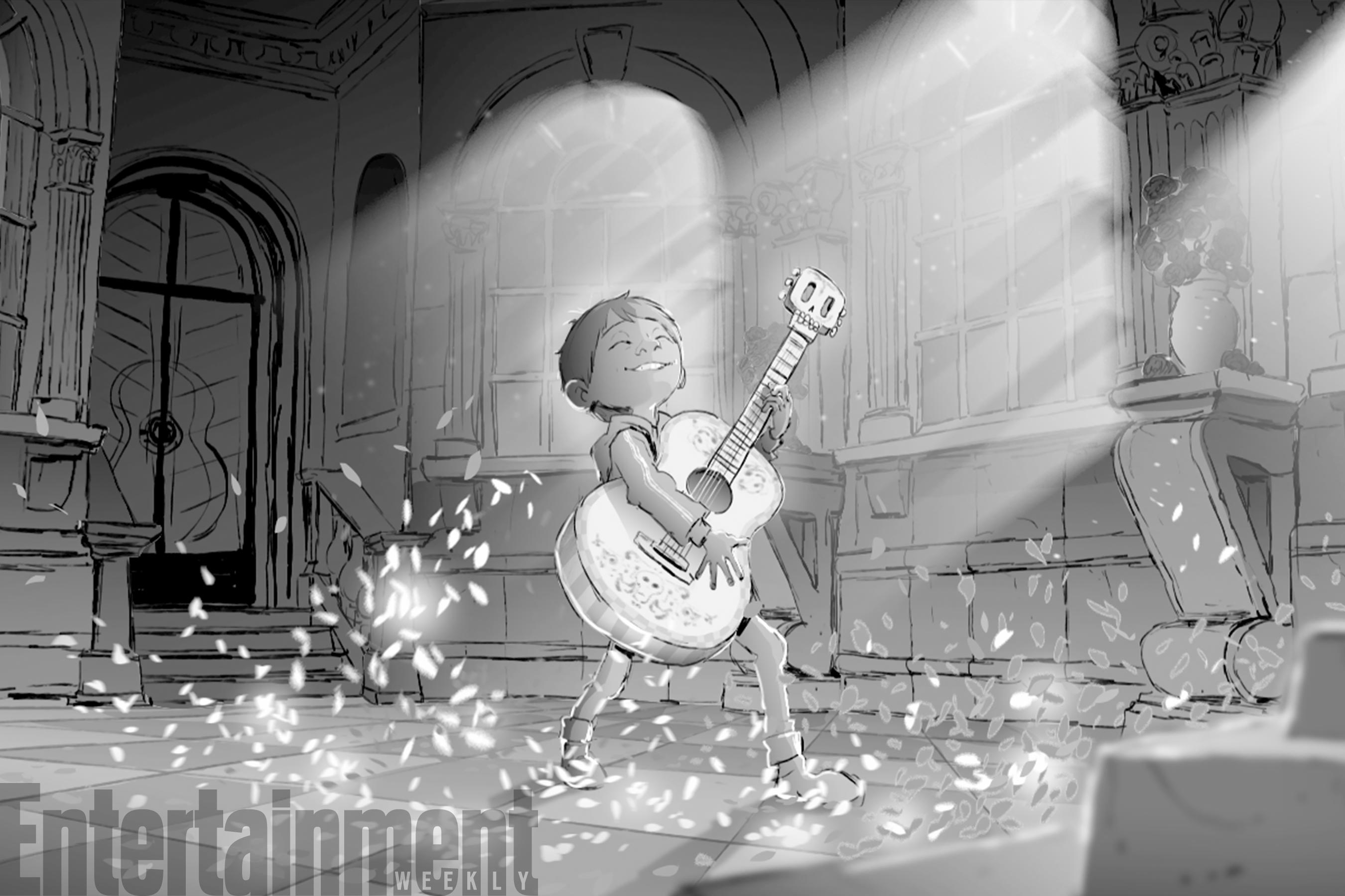 Coco (2017)
Concept Art
Miguel (voiced by Anthony Gonzalez)