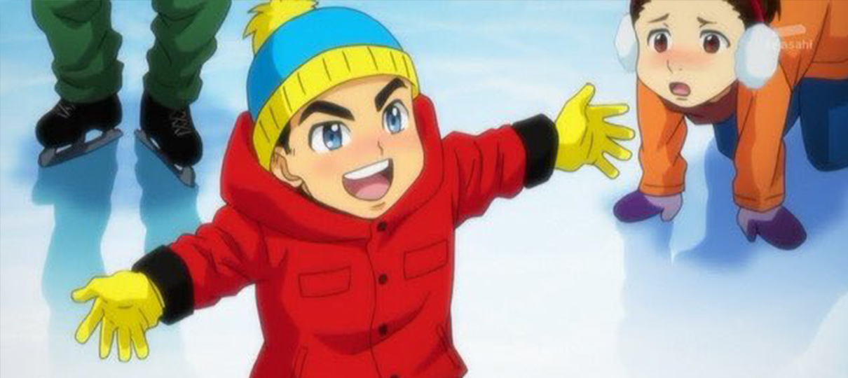 Yuri!!! on Ice e South Park trocam referências