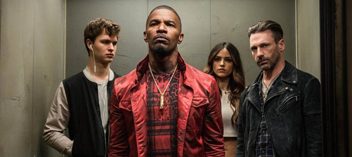 Jon Hamm e Jamie Foxx aparecem nas novas imagens de Baby Driver, filme de Edgar Wright