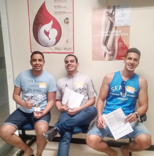 Filipe Andrade, Eduardo Santos e Jorge Sales Junior