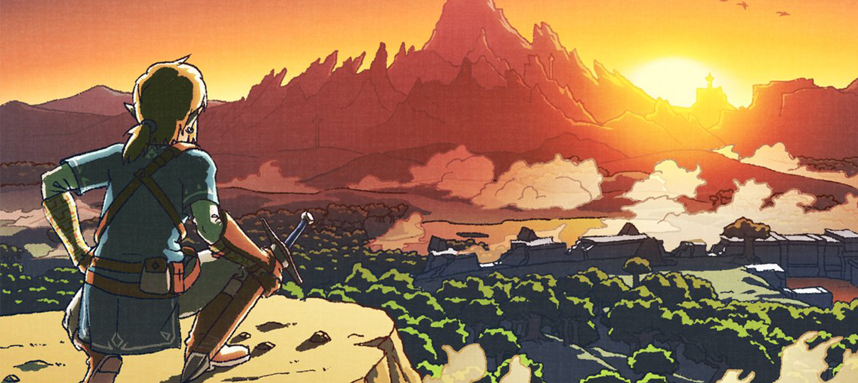 Nova arte de The Legend of Zelda: Breath of the Wild faz alusão ao jogo original