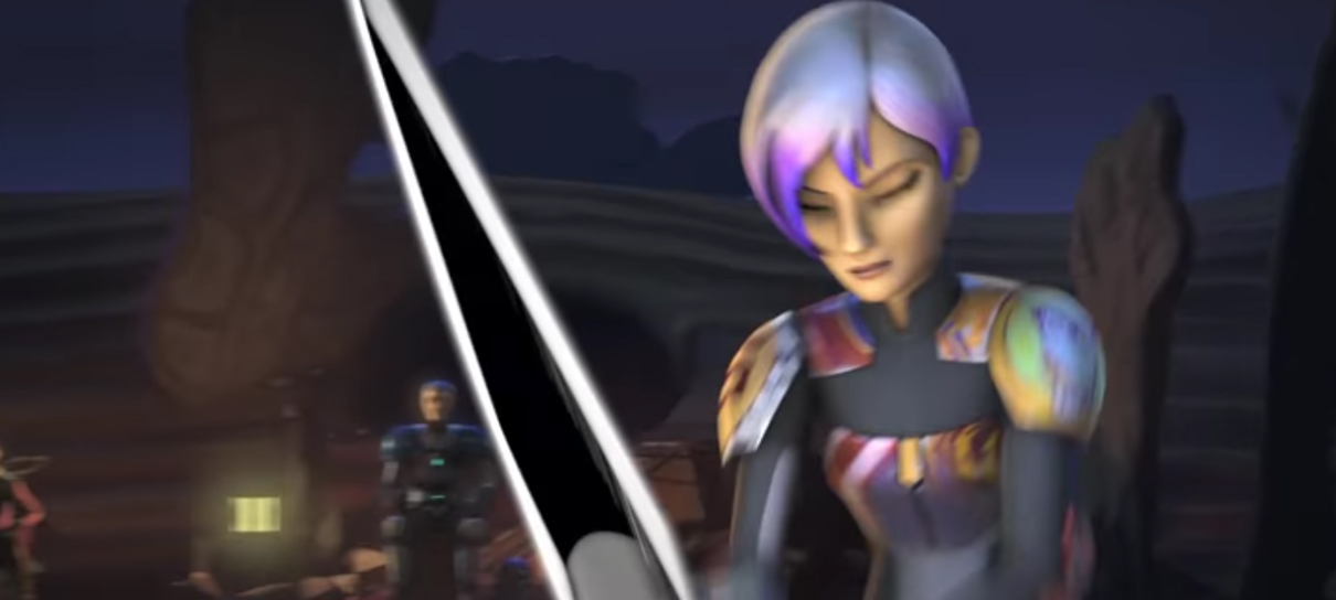 Star Wars Rebels | Cena mostra treinamento com o sabre de luz negro