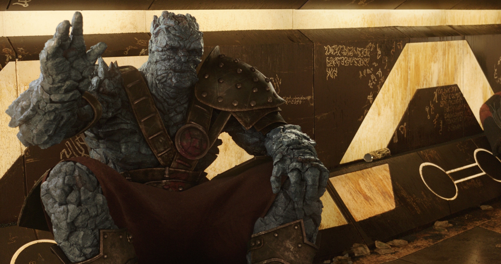 Marvel Studios' THOR: RAGNAROK..Korg (Taika Waititi)..Ph: Film Frame..©Marvel Studios 2017
