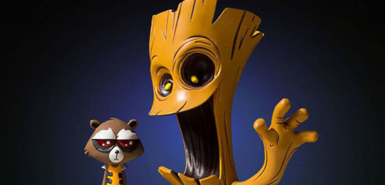 Guardiões da Galáxia | Groot e Rocket ficam ainda mais fofos neste colecionável