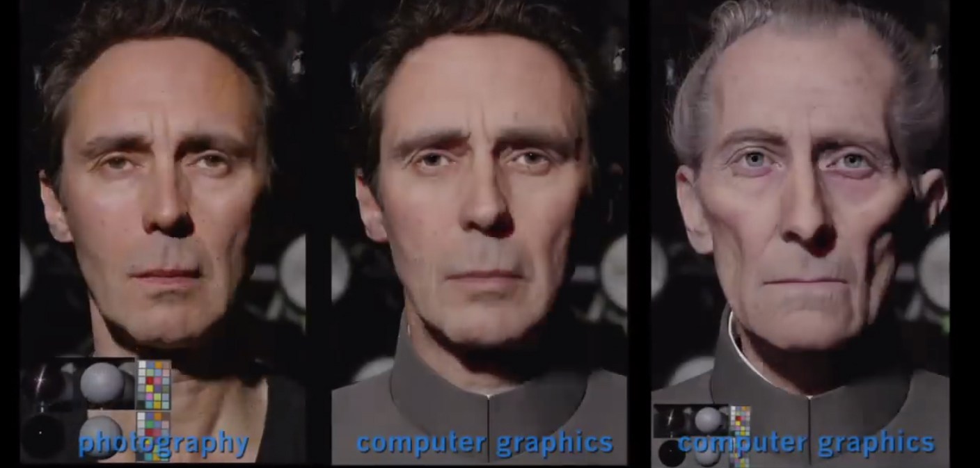 Rogue One | Vídeo detalha o processo de criação do modelo digital de Tarkin