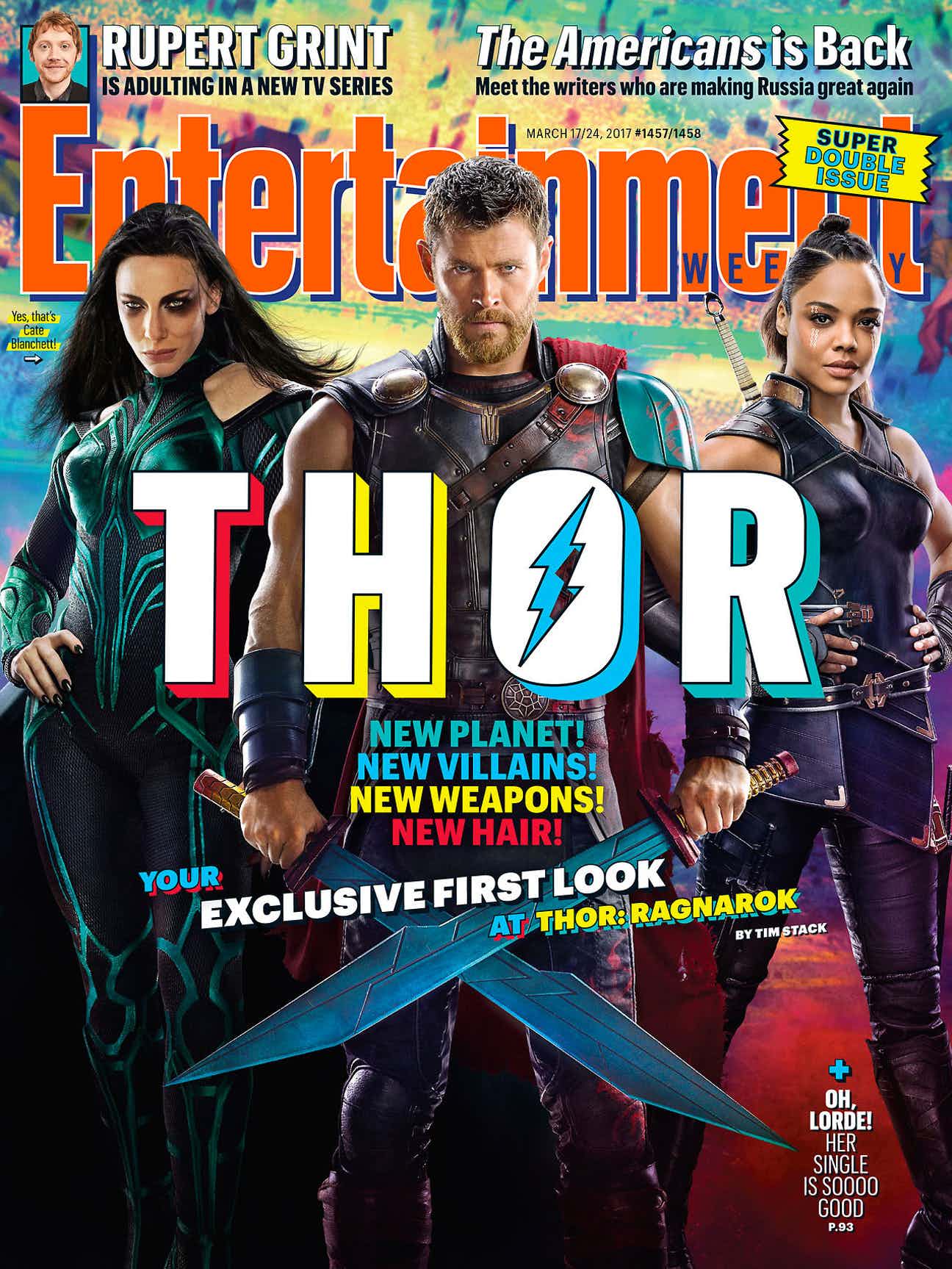 Ragnarok: imagens revelam visual de Thor, Loki, Hela e Valquíria