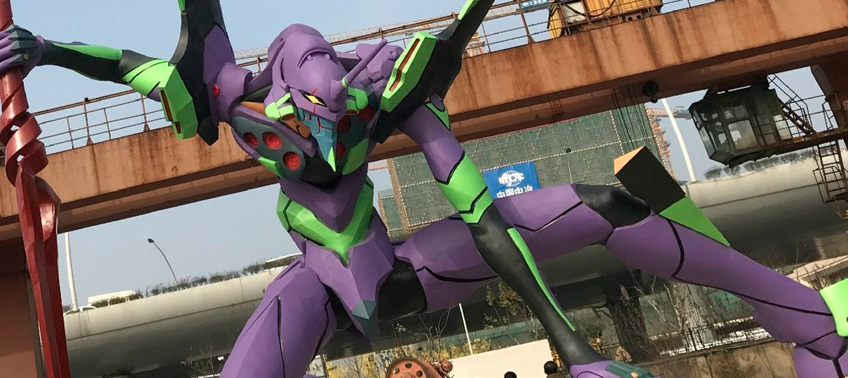 Estátua de Evangelion na China com mais de 24 metros quebra recorde