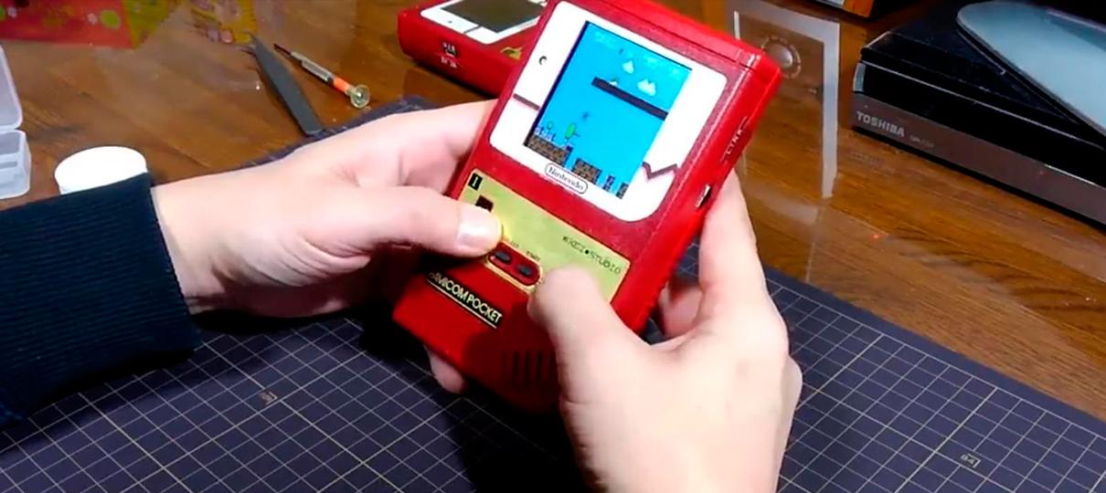 Fã altera Famicom Classic Mini para caber em uma carcaça de Game Boy
