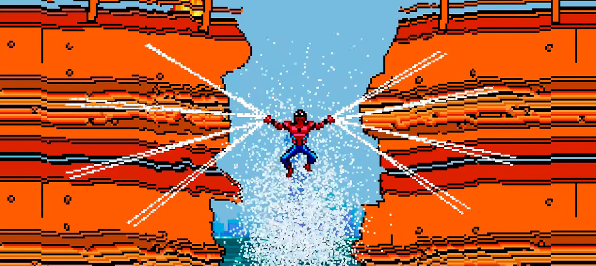 Trailer de Homem-Aranha: De Volta ao Lar ganha versão com estilo 8-bit