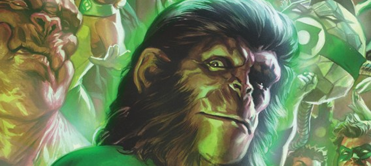 Veja as primeiras imagens do crossover de Planeta dos Macacos e Lanterna Verde