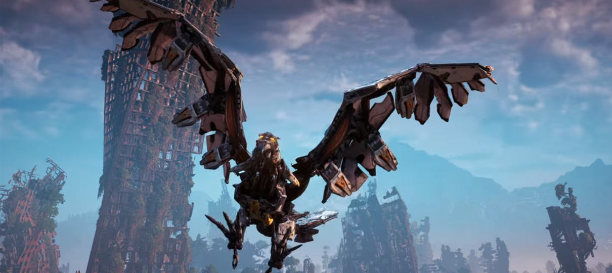 Horizon: Zero Dawn | Novos vídeos apresentam os robôs voadores