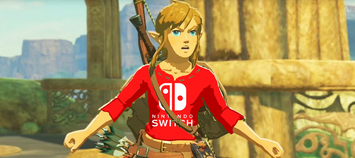 Na DLC de Zelda você poderá jogar com uma camiseta do Switch