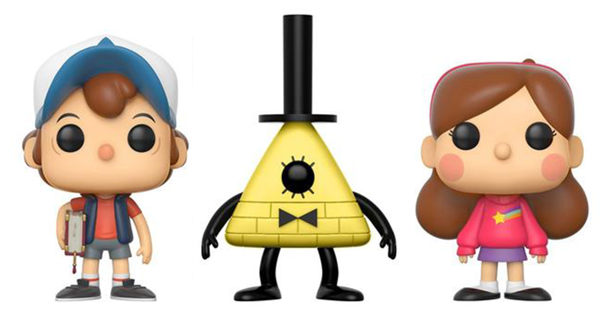 Gravity Falls ganha linha de colecionáveis cabeçudos da Funko