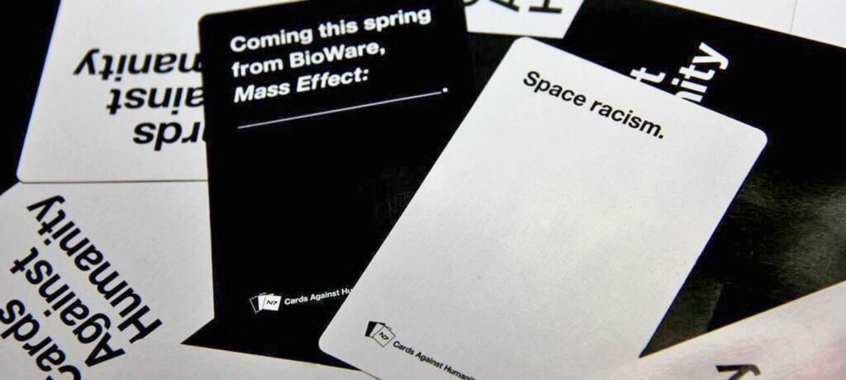 Cards Against Humanity ganha expansão temática de Mass Effect
