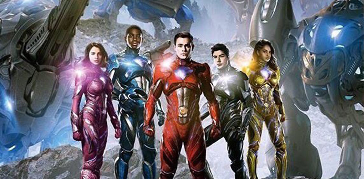 Power Rangers aparecem sem capacete em novo pôster do filme