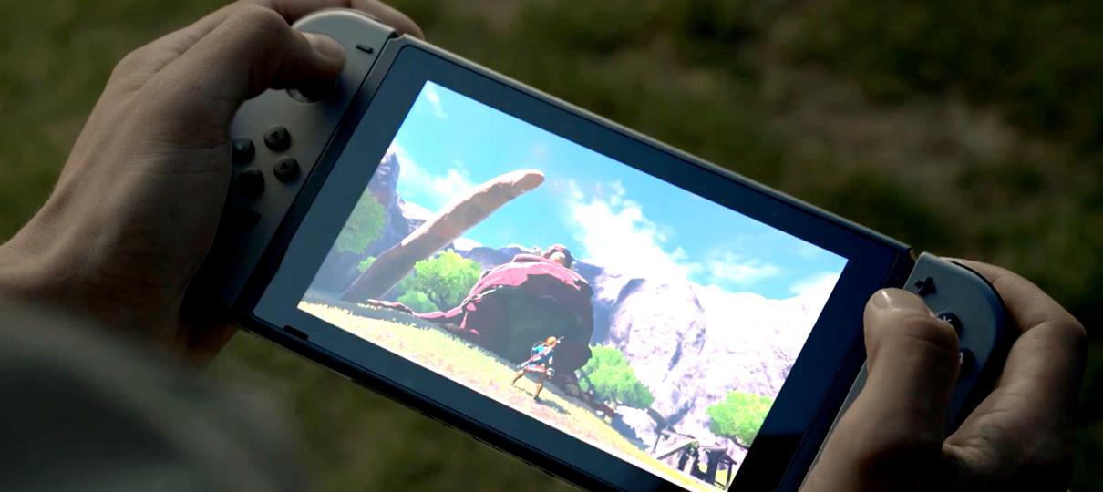 Switch terá jogos que vão rodar somente no modo portátil