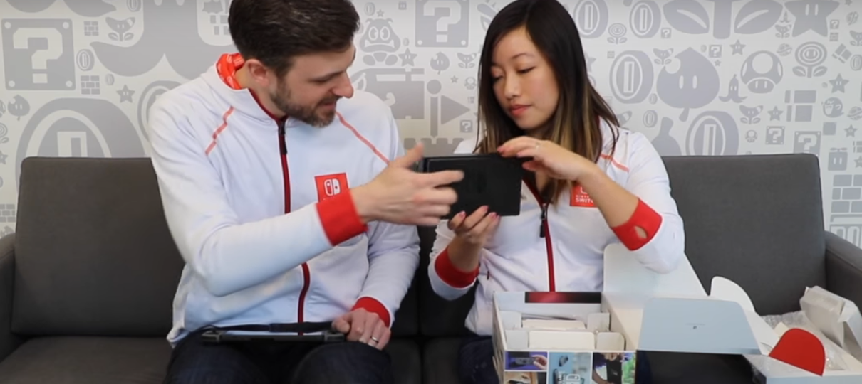Nintendo lança vídeo com unboxing oficial do Switch