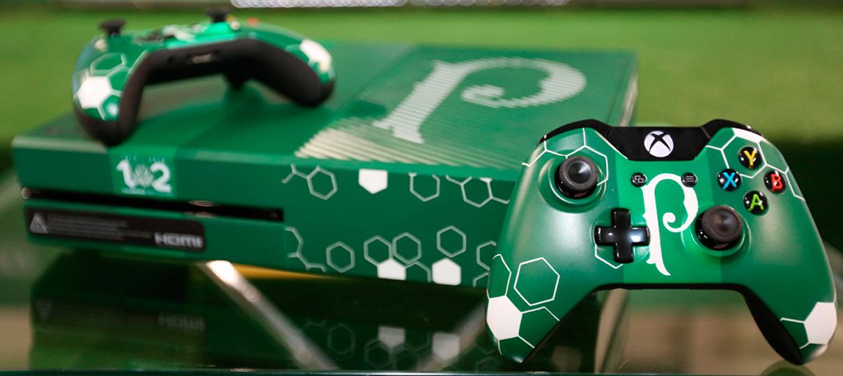 Microsoft celebra aniversário do Palmeiras com Xbox One personalizado