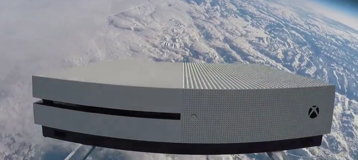 Microsoft leva Xbox One para o espaço e faz transmissão ao vivo