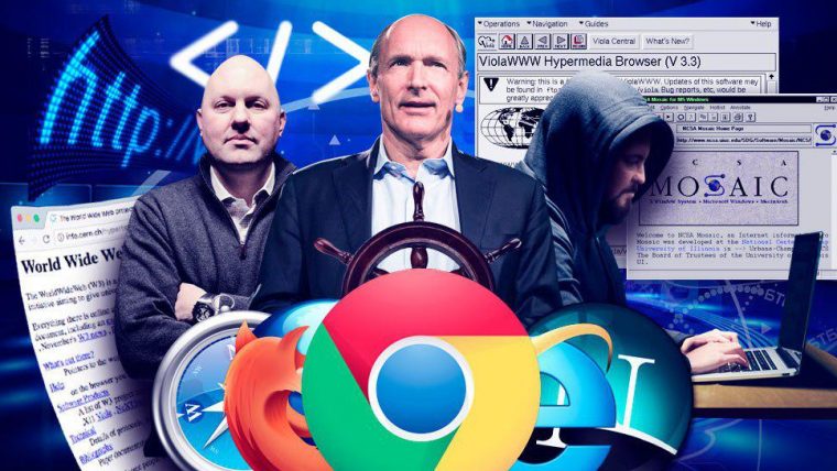 Os navegadores da internet