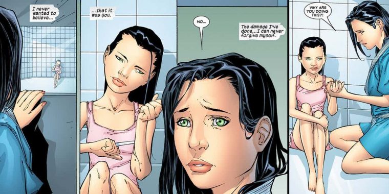 X-23-Marvel-Comic-Cutting-Her-Arm